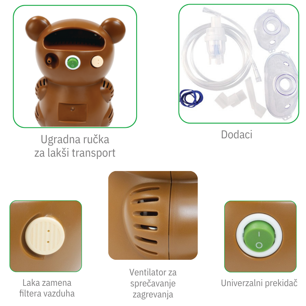 Pedijatrijski inhalator Dr Brown - Inhalator za decu